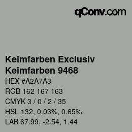 カラーコード: Keimfarben Exclusiv - Keimfarben 9468 | qconv.com