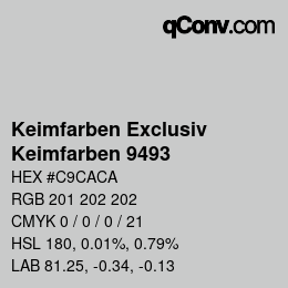 Código de color: Keimfarben Exclusiv - Keimfarben 9493 | qconv.com