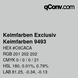カラーコード: Keimfarben Exclusiv - Keimfarben 9493 | qconv.com