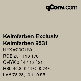 カラーコード: Keimfarben Exclusiv - Keimfarben 9531 | qconv.com