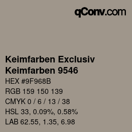 カラーコード: Keimfarben Exclusiv - Keimfarben 9546 | qconv.com