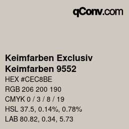 Farbcode: Keimfarben Exclusiv - Keimfarben 9552 | qconv.com