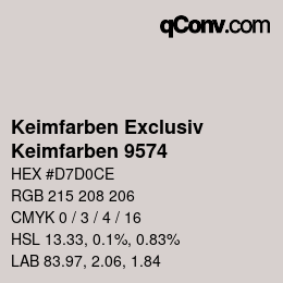 カラーコード: Keimfarben Exclusiv - Keimfarben 9574 | qconv.com