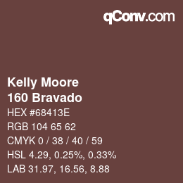Farbcode: Kelly Moore - 160 Bravado | qconv.com