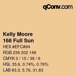 Code couleur: Kelly Moore - 168 Full Sun | qconv.com