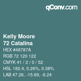 Código de color: Kelly Moore - 72 Catalina | qconv.com