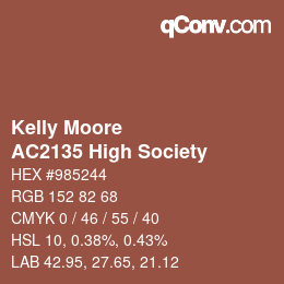 颜色代码: Kelly Moore - AC2135 High Society | qconv.com