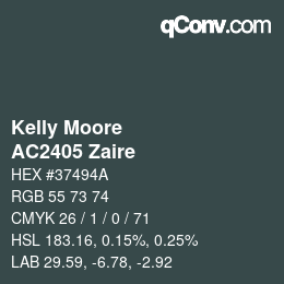 Code couleur: Kelly Moore - AC2405 Zaire | qconv.com
