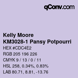 Farbcode: Kelly Moore - KM3028-1 Pansy Potpourri | qconv.com