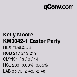 Código de color: Kelly Moore - KM3042-1 Easter Party | qconv.com