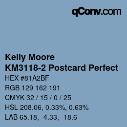 Farbcode: Kelly Moore - KM3118-2 Postcard Perfect | qconv.com