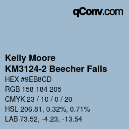 Farbcode: Kelly Moore - KM3124-2 Beecher Falls | qconv.com