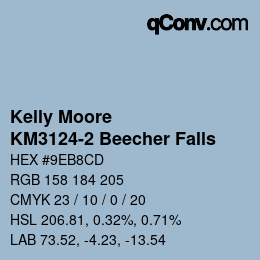 Code couleur: Kelly Moore - KM3124-2 Beecher Falls | qconv.com