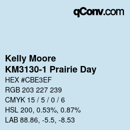 Color code: Kelly Moore - KM3130-1 Prairie Day | qconv.com