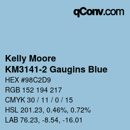 Farbcode: Kelly Moore - KM3141-2 Gaugins Blue | qconv.com