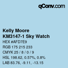 Farbcode: Kelly Moore - KM3147-1 Sky Watch | qconv.com