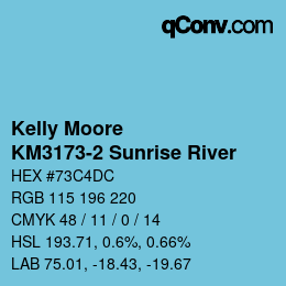 Color code: Kelly Moore - KM3173-2 Sunrise River | qconv.com