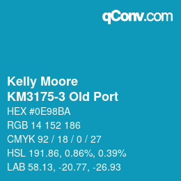 Código de color: Kelly Moore - KM3175-3 Old Port | qconv.com