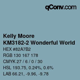 Código de color: Kelly Moore - KM3182-2 Wonderful World | qconv.com