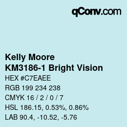 Farbcode: Kelly Moore - KM3186-1 Bright Vision | qconv.com