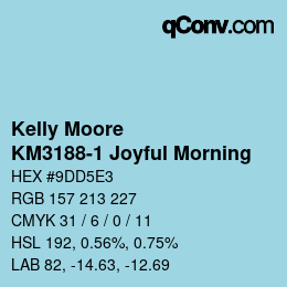 カラーコード: Kelly Moore - KM3188-1 Joyful Morning | qconv.com