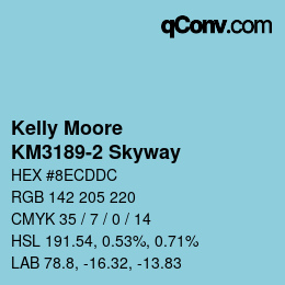 Código de color: Kelly Moore - KM3189-2 Skyway | qconv.com