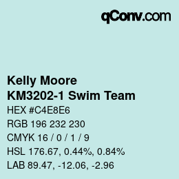 カラーコード: Kelly Moore - KM3202-1 Swim Team | qconv.com