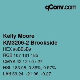 Code couleur: Kelly Moore - KM3206-2 Brookside | qconv.com