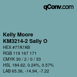 Color code: Kelly Moore - KM3214-2 Sally O | qconv.com