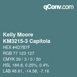 Farbcode: Kelly Moore - KM3215-3 Capitola | qconv.com