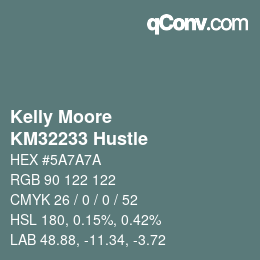 カラーコード: Kelly Moore - KM32233 Hustle | qconv.com