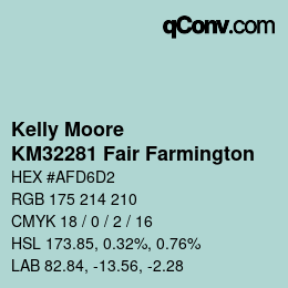 Color code: Kelly Moore - KM32281 Fair Farmington | qconv.com