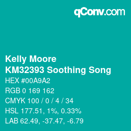 Código de color: Kelly Moore - KM32393 Soothing Song | qconv.com