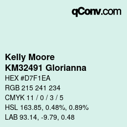 カラーコード: Kelly Moore - KM32491 Glorianna | qconv.com