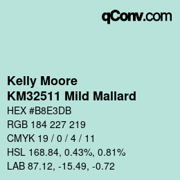 カラーコード: Kelly Moore - KM32511 Mild Mallard | qconv.com