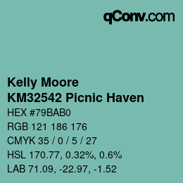 カラーコード: Kelly Moore - KM32542 Picnic Haven | qconv.com
