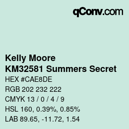 Farbcode: Kelly Moore - KM32581 Summers Secret | qconv.com