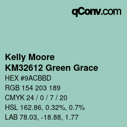 カラーコード: Kelly Moore - KM32612 Green Grace | qconv.com