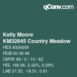 Código de color: Kelly Moore - KM32645 Country Meadow | qconv.com