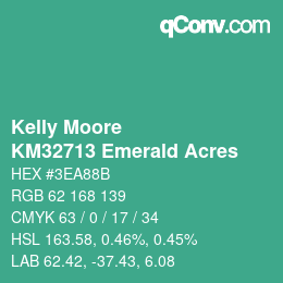 Farbcode: Kelly Moore - KM32713 Emerald Acres | qconv.com
