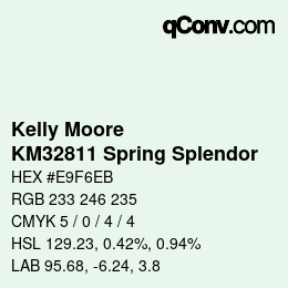 Color code: Kelly Moore - KM32811 Spring Splendor | qconv.com