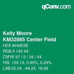 Color code: Kelly Moore - KM32885 Center Field | qconv.com
