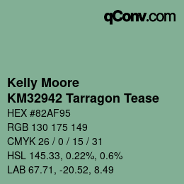 Color code: Kelly Moore - KM32942 Tarragon Tease | qconv.com