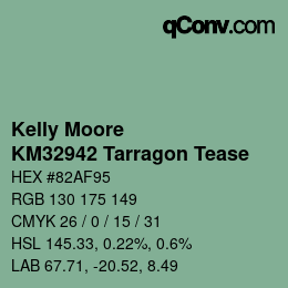 カラーコード: Kelly Moore - KM32942 Tarragon Tease | qconv.com