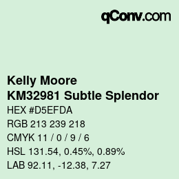 カラーコード: Kelly Moore - KM32981 Subtle Splendor | qconv.com