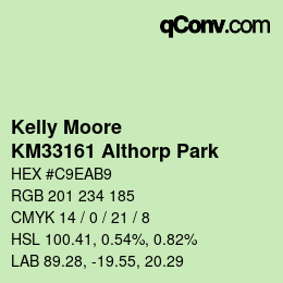 Color code: Kelly Moore - KM33161 Althorp Park | qconv.com