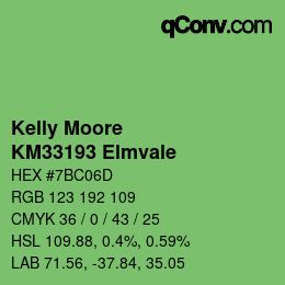 Color code: Kelly Moore - KM33193 Elmvale | qconv.com