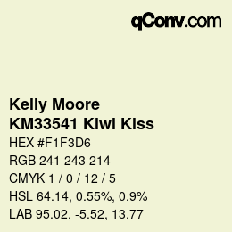 カラーコード: Kelly Moore - KM33541 Kiwi Kiss | qconv.com