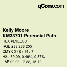 Código de color: Kelly Moore - KM33701 Perennial Path | qconv.com