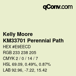 Code couleur: Kelly Moore - KM33701 Perennial Path | qconv.com